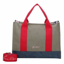 Fritzi aus Preußen Henkeltaschen<Canvas Handtasche 40 cm olive