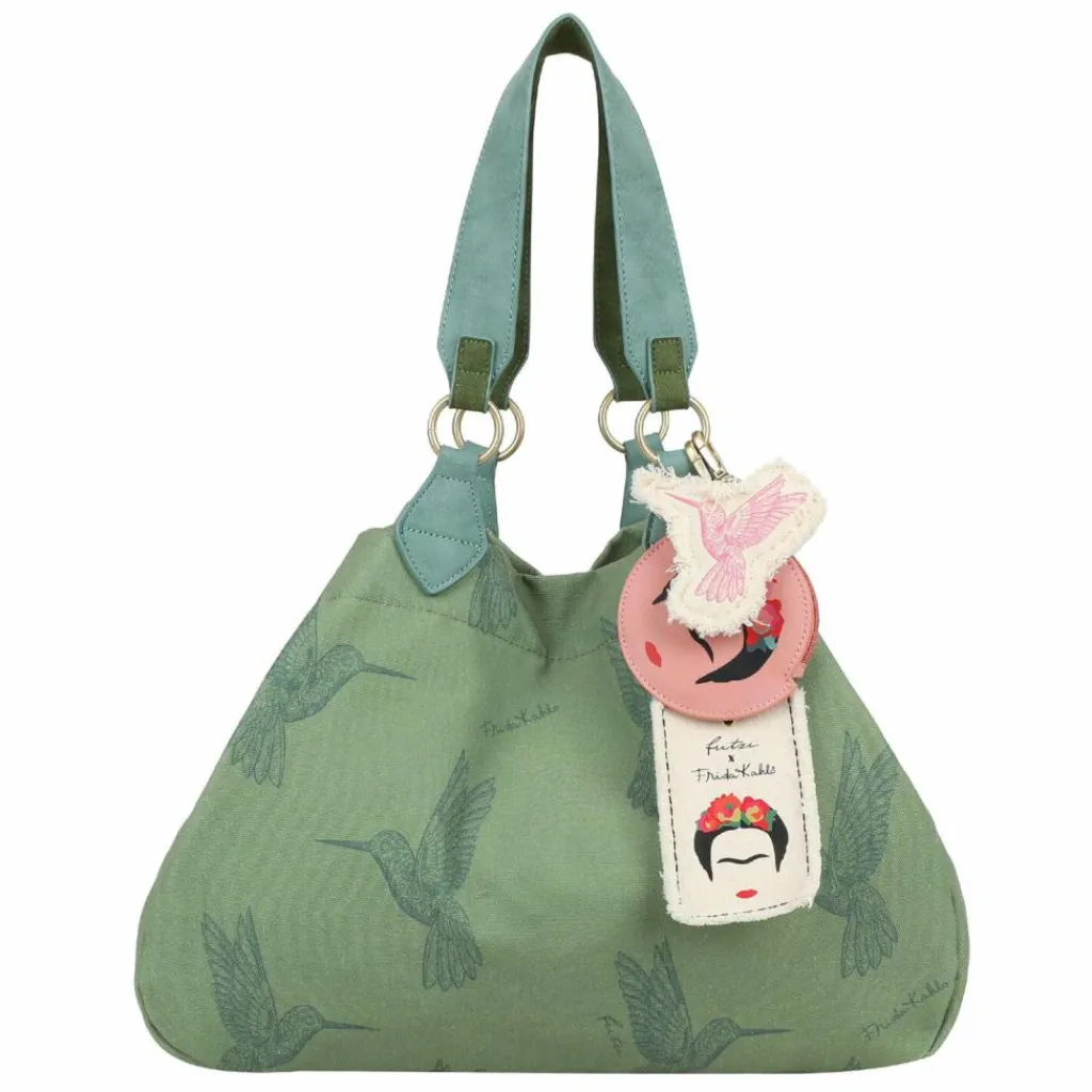 Discount Fritzi aus Preußen Fritzi x Frida Kahlo Izzy Medium Limited Shopper Tasche 42 cm green