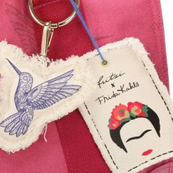 Fritzi aus Preußen Shopper|Schultertaschen<Fritzi x Frida Kahlo Shopper Tasche 40 cm pinki