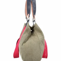 Fritzi aus Preußen Shopper|Schultertaschen<Izzy Canvas Shopper Tasche 45 cm olive