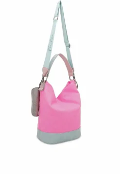 Fritzi aus Preußen Schultertaschen|Henkeltaschen<Izzy07 Olga Canvas Schultertasche 27 cm neon pink