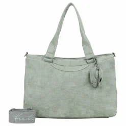 Clearance Fritzi aus Preußen Joly Waffly Shopper Tasche 41 cm salbei