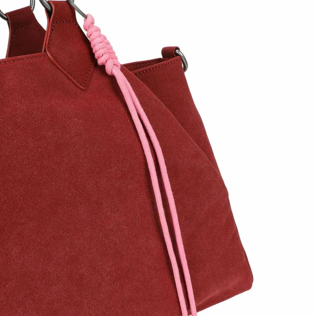 Fritzi aus Preußen Shopper|Schultertaschen<Maia Suede Jacky Shopper Tasche 40 cm ruby red