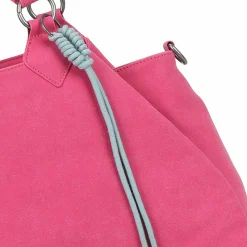 Sale Fritzi aus Preußen Maia Suede Jacky Shopper Tasche 40 cm soft pink