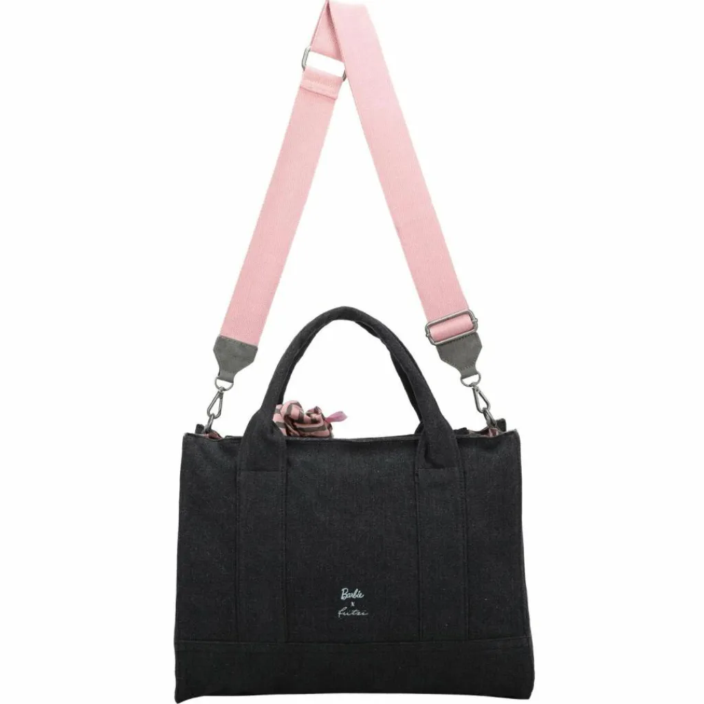 Fritzi aus Preußen Malibu Denim Limited Barbie Shopper Tasche 40 cm blacky