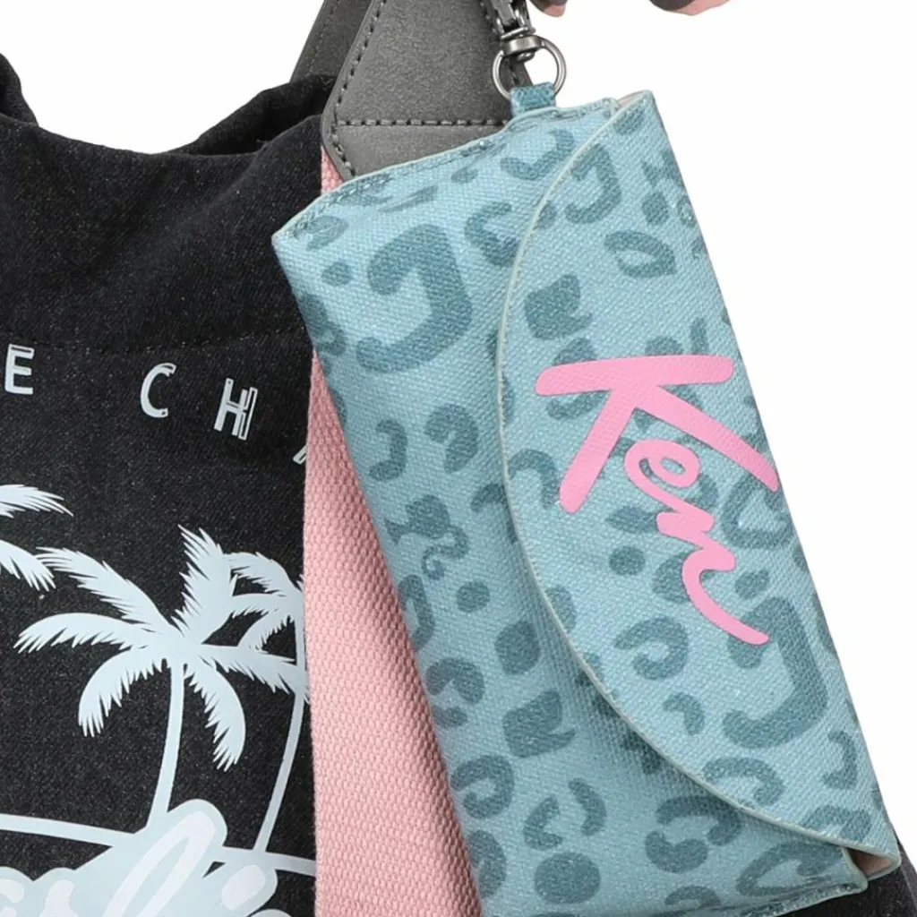 Fritzi aus Preußen Malibu Denim Limited Barbie Izzy Medium Shopper Tasche 42 cm