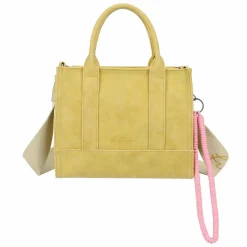 Hot Fritzi aus Preußen SquareN Vintage Handtasche 20.5 cm light curry