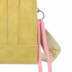 Hot Fritzi aus Preußen SquareN Vintage Handtasche 20.5 cm light curry