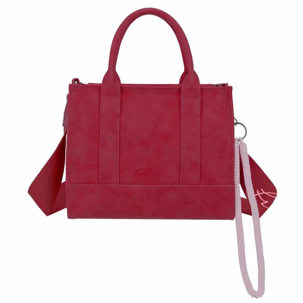 Fritzi aus Preußen Henkeltaschen<SquareN Vintage Handtasche 20.5 cm dark red