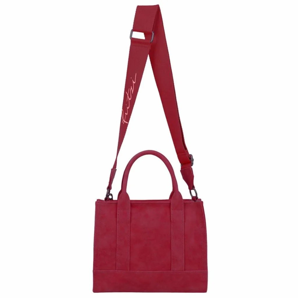 Fritzi aus Preußen Henkeltaschen<SquareN Vintage Handtasche 20.5 cm dark red