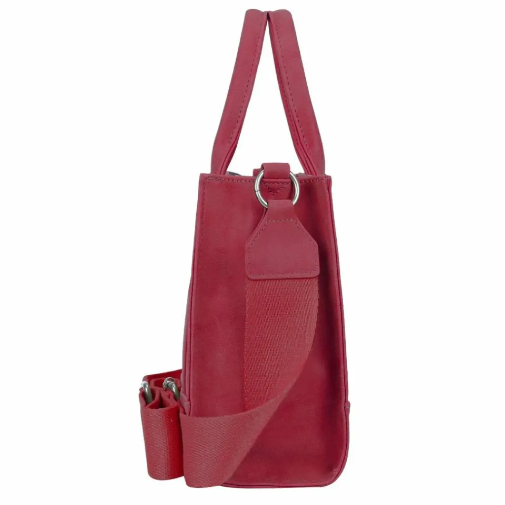 Fritzi aus Preußen Henkeltaschen<SquareN Vintage Handtasche 20.5 cm dark red
