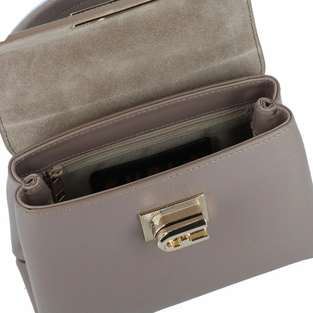 Furla Henkeltaschen<1927 Handtasche Leder 21 cm stucco gray
