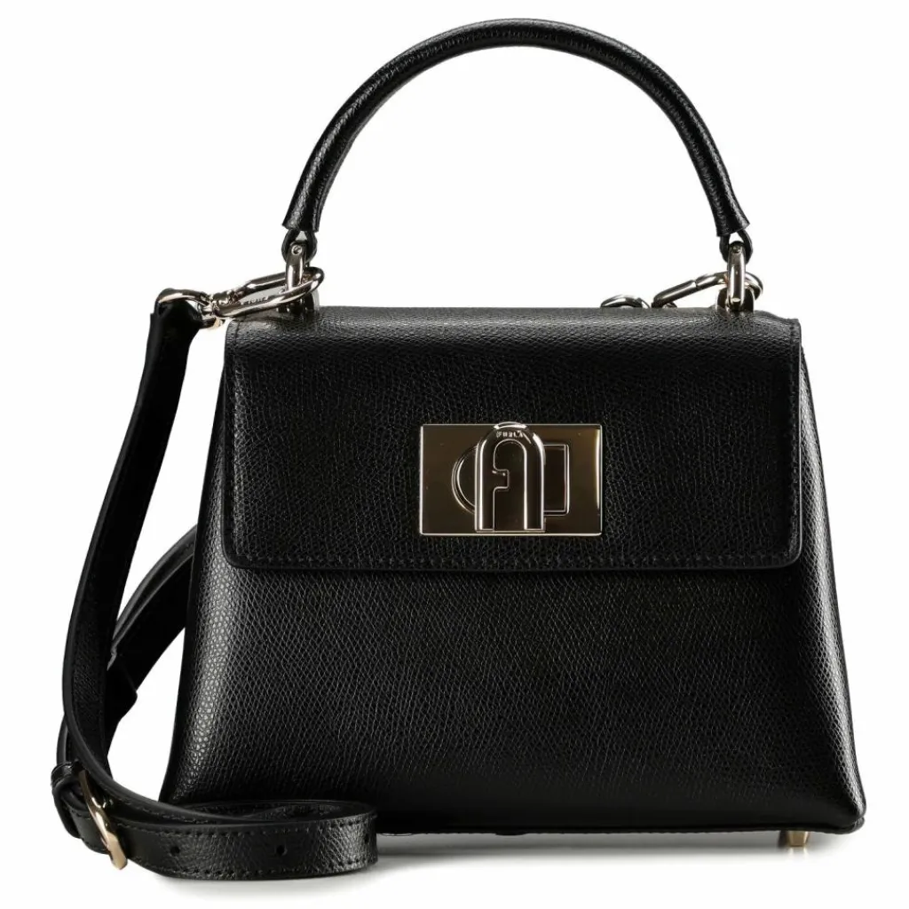 Furla Henkeltaschen<1927 Handtasche Leder 21 cm nero 2