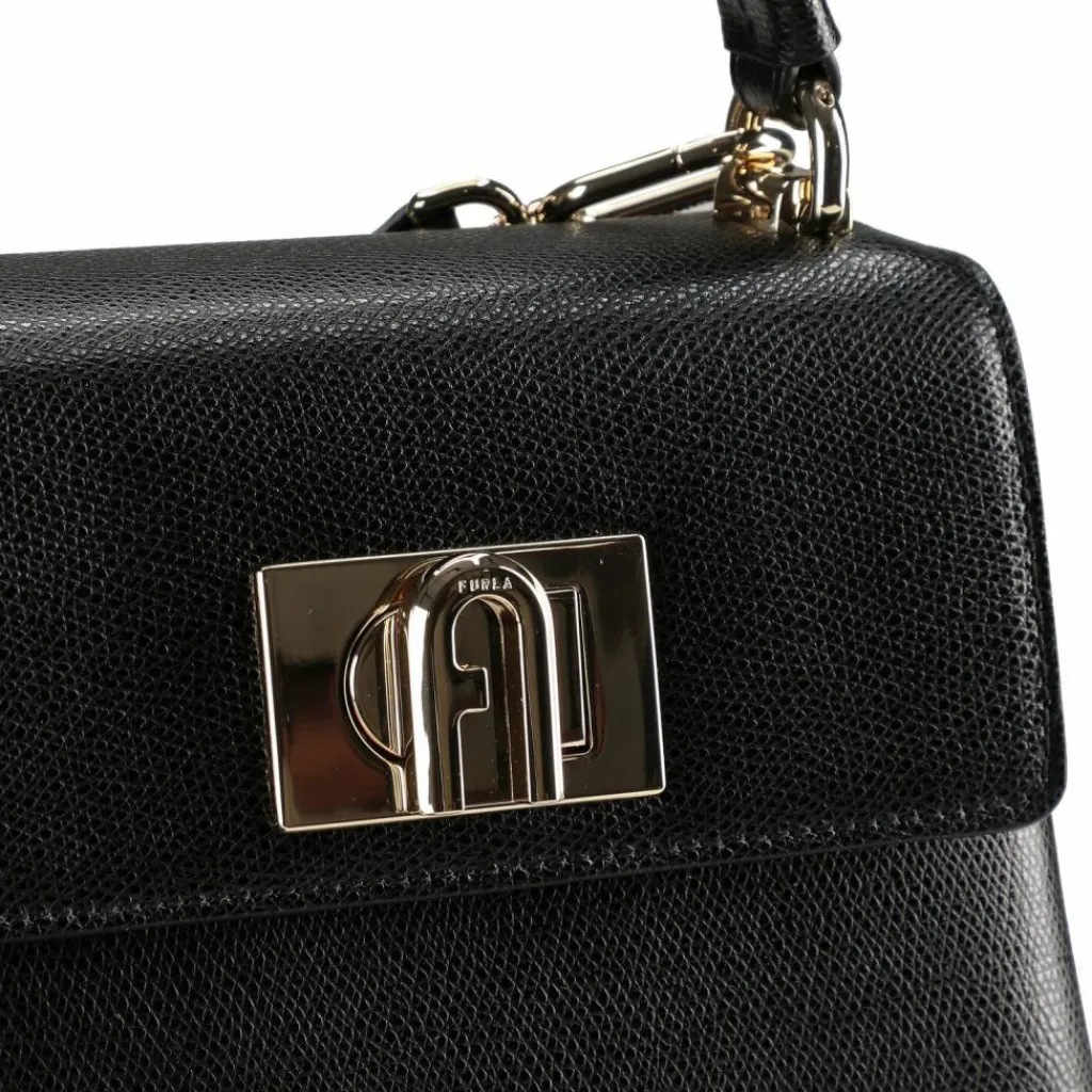 Furla Henkeltaschen<1927 Handtasche Leder 21 cm nero 2