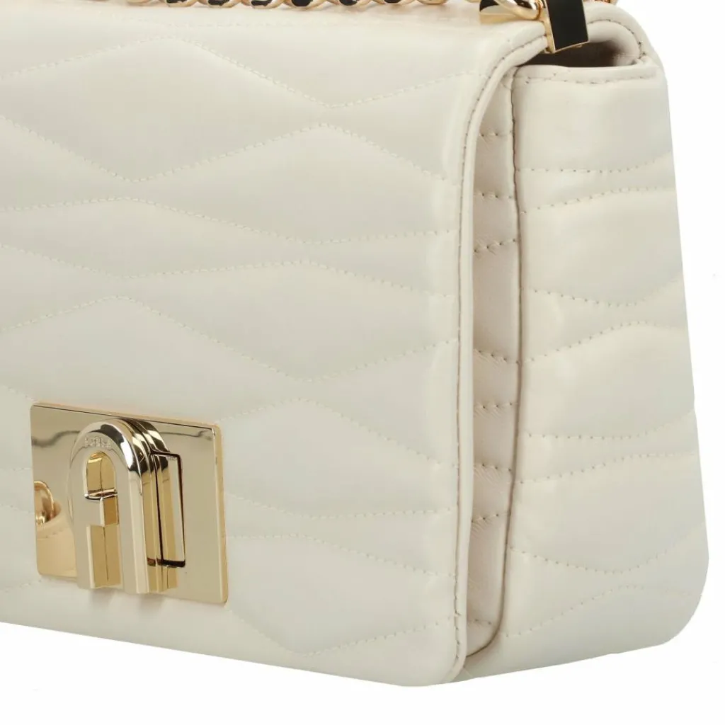 Furla Schultertaschen<1927 Schultertasche Leder 22 cm panna