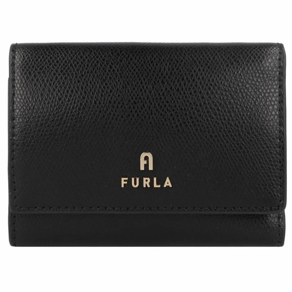 Discount Furla Delizia Geldbörse Leder 12 cm nero