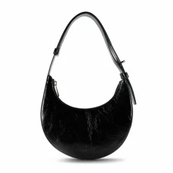 Furla Schultertaschen|Henkeltaschen<Delizia Schultertasche Leder 19 cm nero