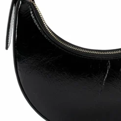 Furla Schultertaschen|Henkeltaschen<Delizia Schultertasche Leder 19 cm nero