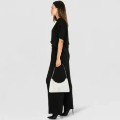 Furla Schultertaschen|Henkeltaschen<Diamante ee Schultertasche Leder 24 cm marshmallow