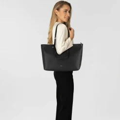 Best Furla Duetto Shopper Tasche Leder 45 cm nero