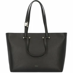 Best Furla Duetto Shopper Tasche Leder 45 cm nero