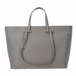 Clearance Furla Duetto Shopper Tasche Leder 45 cm stucco gray