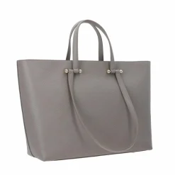 Clearance Furla Duetto Shopper Tasche Leder 45 cm stucco gray
