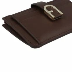 Furla Damengeldbörsen Querformat<Flow Geldbörse Leder 12 cm espresso