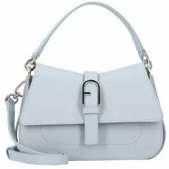 Furla Henkeltaschen<Flow Handtasche Leder 21 cm nuvola