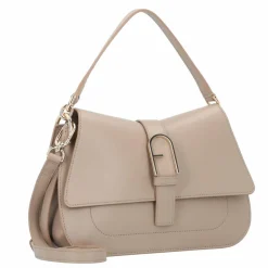 Furla Henkeltaschen<Flow Handtasche Leder 25 cm greige