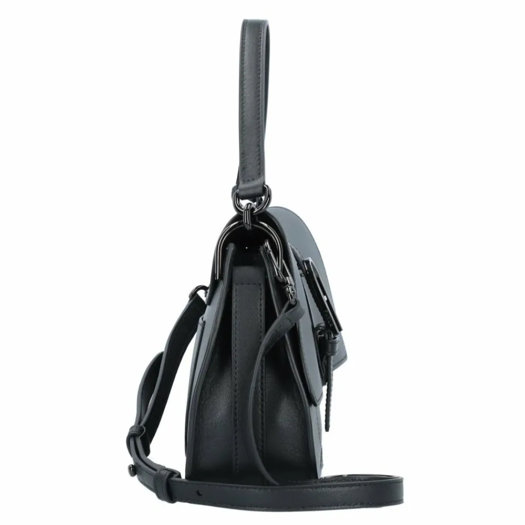 Best Furla Flow Handtasche Leder 25 cm nero