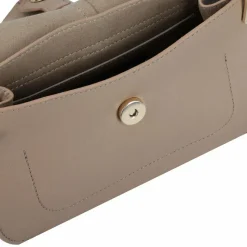 Furla Henkeltaschen<Flow Handtasche Leder 21 cm greige