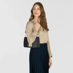 Online Furla 1927 Umhängetasche Leder 28 cm nero