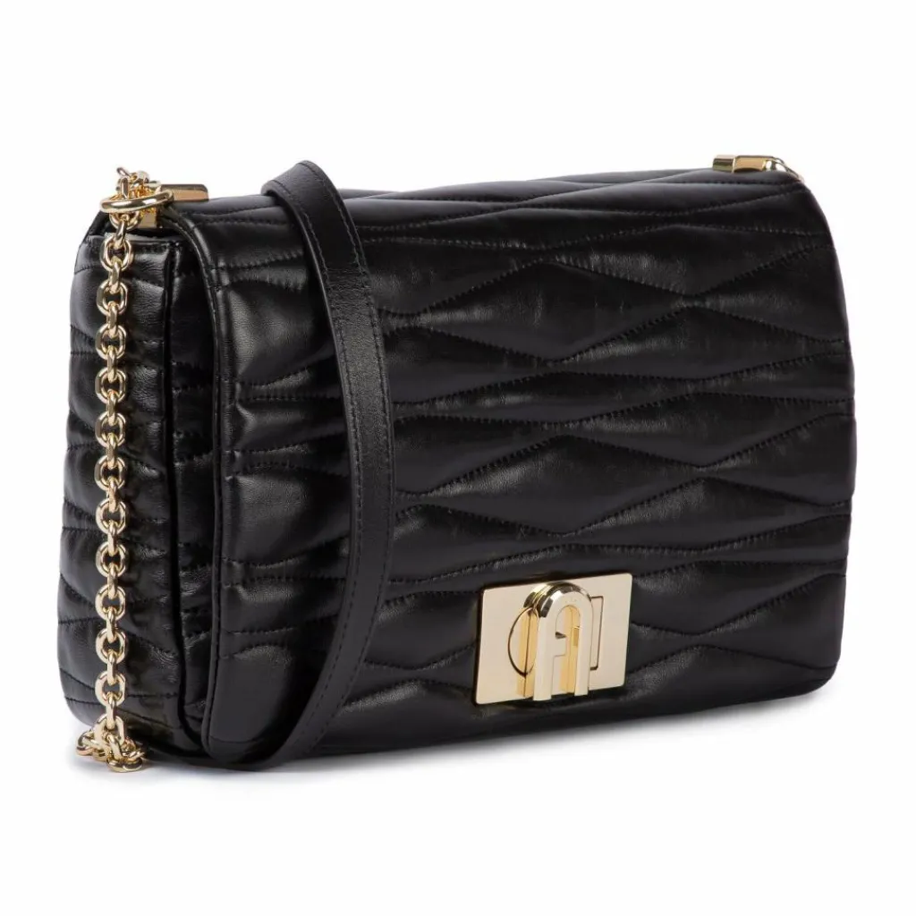 Online Furla 1927 Umhängetasche Leder 28 cm nero