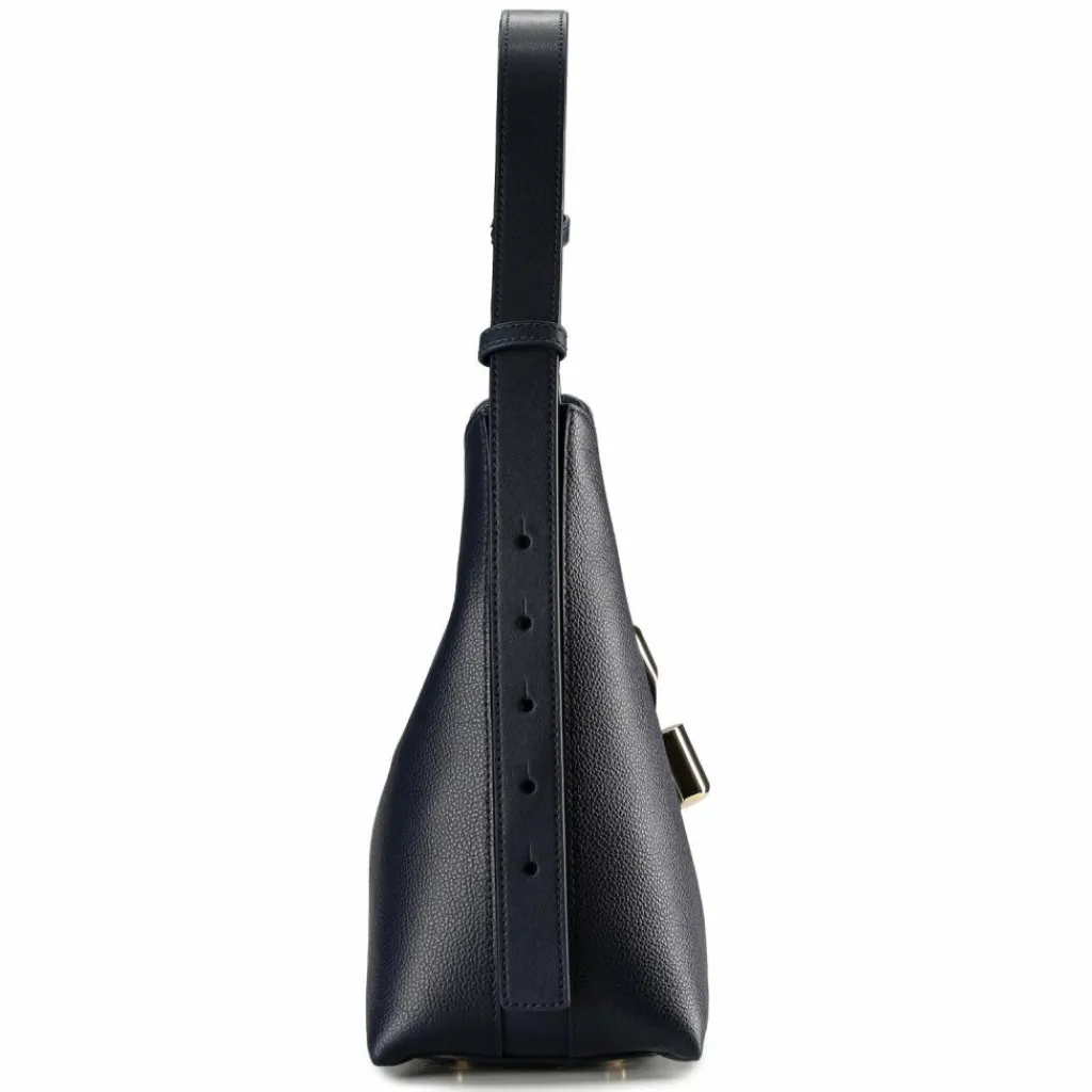 Discount Furla Goccia Schultertasche S Leder 24 cm ink blue