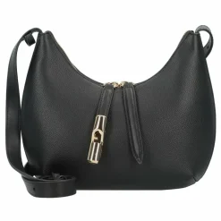 Hot Furla Goccia Schultertasche Leder 22 cm nero