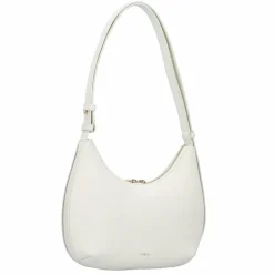 Furla Goccia Schultertasche Leder 22 cm panna