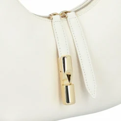 Furla Goccia Schultertasche Leder 22 cm panna