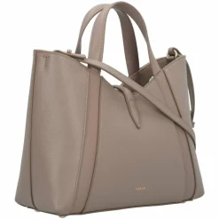 Furla Goccia Shopper Tasche S Leder 28 cm stucco gray-mauve