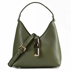 Furla Mini Bags|Henkeltaschen<Iride Mini Bag Handtasche Leder 18 cm avocado