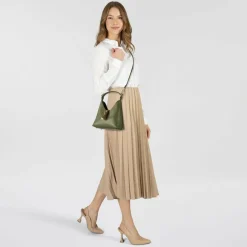 Furla Mini Bags|Henkeltaschen<Iride Mini Bag Handtasche Leder 18 cm avocado