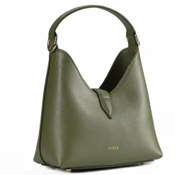 Furla Mini Bags|Henkeltaschen<Iride Mini Bag Handtasche Leder 18 cm avocado