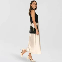 Best Furla Iride Mini Bag Handtasche Leder 18 cm nero