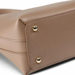 New Furla Iride Mini Bag Schultertasche Leder 18 cm greige