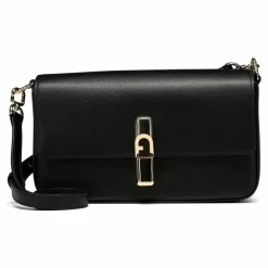 Furla Iride Umhängetasche Leder 24 cm nero 1