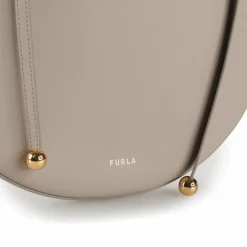 Furla Schultertaschen|Henkeltaschen<Moonstone Schultertasche M Leder 30 cm linen