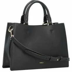 Clearance Furla Nuvola Handtasche Leder 28 cm nero