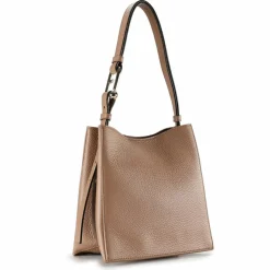 Outlet Furla Nuvola Schultertasche Leder 21 cm toffee
