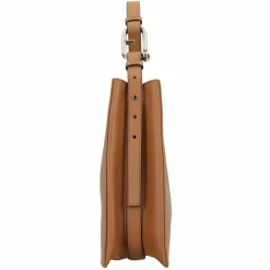 Discount Furla Nuvola Schultertasche Leder 40 cm brandy