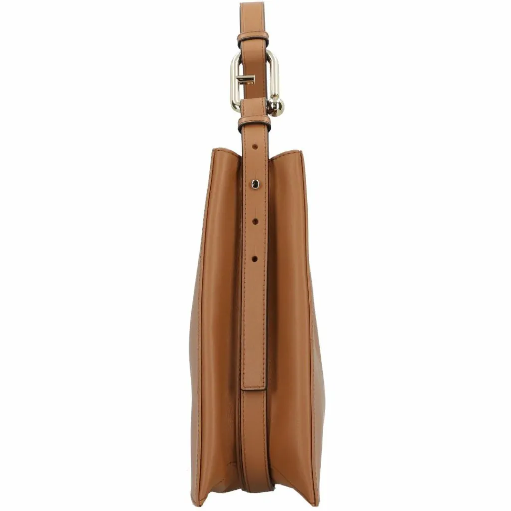 Discount Furla Nuvola Schultertasche Leder 40 cm brandy